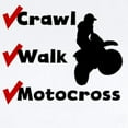 thumbnail image 2 of CafePress - Crawl Walk Motocross Body Suit - Baby Light Bodysuit, Size Newborn - 24 Months, 2 of 4