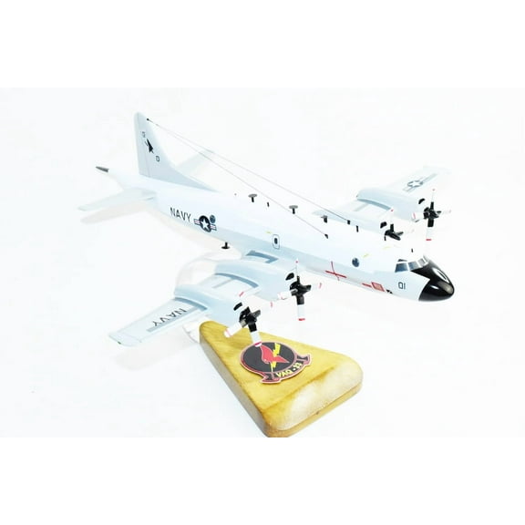 Lockheed Martin® EP-3J Orion, VAQ-33 Firebirds 1992, 1/78th (18") Mahogany Model