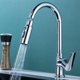 thumbnail image 5 of Extension Faucet Nozzle Adjustable Bathroom Sink Water Tap Booster Universal Extender Quick Connect Silver, 5 of 5