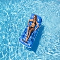 thumbnail image 2 of Swim Central Inflatable Camouflage Sumo Sized Swimming Pool Raft - 81" - Blue, 2 of 6