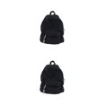 thumbnail image 4 of Decodeary Stylish Unisex Backpack With Large Capacity And Adjustable Straps Durable Cloth School Backpack School Bag Book Bag black 2Set, 4 of 6