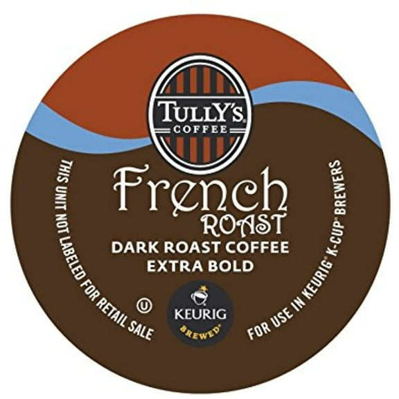 Tullys Coffee French Roast Coffee K-Cups, Box Of 24