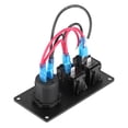 thumbnail image 2 of Cergrey Rocker Switch Panel, Rocker Switch, 3.1A Dual USB Port For 12V-24V Cars Caravans, 2 of 8