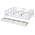 thumbnail image 5 of Shunda K Full Size Daybed Wood Bed with Two Drawers, 5 of 10