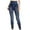 Blue, variant on Low Rise Baggy Jeans for Women Women's Stretchy Slim Fitting Jeggings Skinny Leg Pull on Leggings Denim Printed Leggings Pencil Pants Blue L