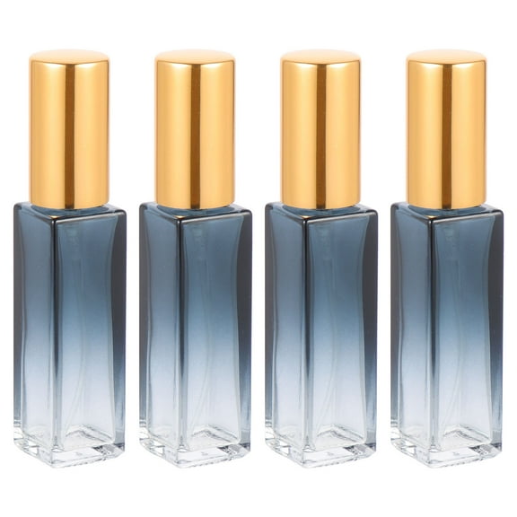 Perfume Bottle 4 Pcs Sample Small Spray Bottles Clear Refillable Mini Glass Travel