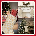 thumbnail image 7 of Wukai Corgi Dog Print Christmas Stockings 18" Christmas Stocking Snowman Burlap Plaid Xmas Stocking Holiday Christmas Decoration Gifts for Family Kids, 7 of 7