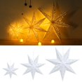 thumbnail image 3 of Colgante de estrella ahuecada de Navidad para el hogar, adornos navideños de Feliz Navidad, adornos de Año Nuevo 2023, 2024, 3 of 4