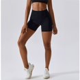 thumbnail image 2 of SWSMCLT Women's Gym Leggings Yoga Shorts Elastic Waist Sweatpants High Waisted Biker Short Tight Slim Fit Summer Casual Black 6, 2 of 4