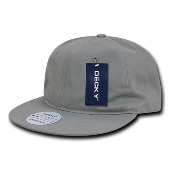 Decky Snapbacks 370-GREY Relaxed Snapback - Grey