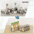 thumbnail image 3 of SDFGTstore Transparent Organizer with Divider for Fruit, Yogurt, Snacks, Pasta Clear Refrigerator Storage Box Snack Coffee Tea Bag, 3 of 7