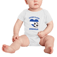 thumbnail image 2 of Future Soccer Player Honduras Soccer Fan Cute Baby Bodysuit Romper (White, 6-12 Months), 2 of 5