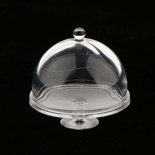 1:12 Tarro de Plástico Almacenaje de Postre con Tapa Accesorio Decorativo de Hugo Dollhouse Dessert Can