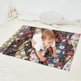 thumbnail image 2 of Pioneer Flower Blanket,Comfortable Soft Flannel Throw Blanket,All Season,Warm Lightweight Blankets for Sofa Bed Couch Living Room Chair,30"x40"(80x100cm), 2 of 4