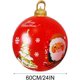 thumbnail image 5 of Venta de bolas inflables de Navidad, 60 cm, grandes, para exteriores, de PVC, para Navidad, inflables gigantes, reutilizables, muñecos de nieve de Papá Noel, para decoración de jardín y patio de Navid, 5 of 5