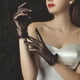 thumbnail image 3 of Guantes de mujer Accesorios de disfraces de moda perfecl accesorios de dedos completos Guantes cortos de encaje Elegante para banquete, 3 of 8