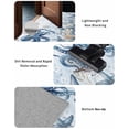 thumbnail image 5 of Ocean Octopus Front Door Mat Blue Yellow Sea Star Shell Coral Gradient Blue Welcome Doormat Indoor Outdoor Entrance Floor Mat Non-Slip Washable Runner Rug for Front Porch Decor 24x71 Inch, 5 of 6