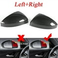 thumbnail image 1 of Black For Audi TT TTS RS TTRS MK3 8S 2015-23 R8 2016- 2023 Carbon Fiber Pattern Car Side Rear View Rearview Mirror Cover Replace Carbon pattern, 1 of 6