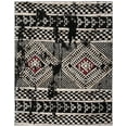 thumbnail image 2 of SAFAVIEH Adirondack Seth Geometric Area Rug, Black/Light Grey, 9' x 12', 2 of 7