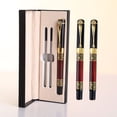thumbnail image 2 of Stunning Luxury Ballpoint Pen Set Black Refill Pen 0.5mm Point for Men Women Professional Executive Office Creative Gift, 2 of 9