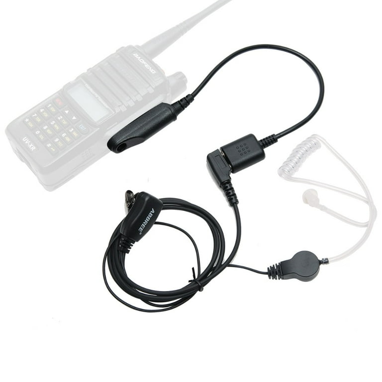 RONSHIN Waterproof Walkie Talkie Adapter for Baofeng UV-XR UV-9R Plus  K-Head 2 Pin Walkie Talkie to UV-5R UV-82 888S UV-S9 