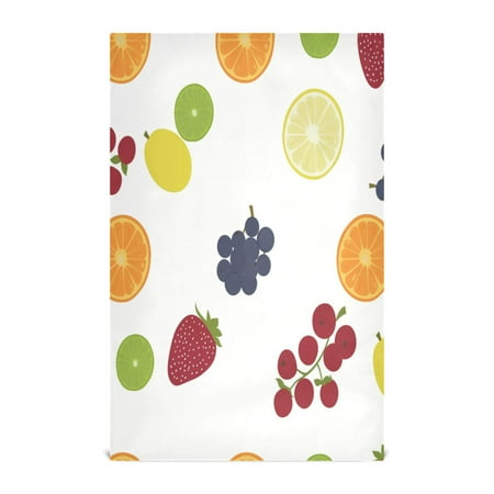 

Fruits Pattern Design Kitchen Towels 6-Piece Pack Tea Towels for Kitchen Decorative Waffle Design 28x18in