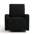 thumbnail image 2 of Storkcraft Kyoto Deluxe Extra-Wide Nursery Power Recliner Swivel Glider, Black Boucle, 2 of 12