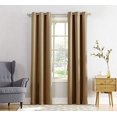 thumbnail image 3 of Sun Zero Easton Œillet Rideau Panneau, 40 "x 95", Taupe, 3 of 4