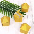 thumbnail image 6 of BalsaCircle 25 Gold Glittered 3" Geometric Party Favor Gift Boxes Wedding Party Decorations, 6 of 8