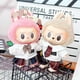 thumbnail image 5 of Mini ropa de felpa para muñecas, conjunto de falda JK, chaqueta de cuero, ropa de regalo, Kpop, Exo, Labubu Idol, 17cm, 5 of 5