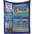 thumbnail image 1 of LHSHID 13th Birthday Blanket Gifts for Boys and Girls 30x40in, 1 of 7