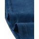 thumbnail image 5 of INSPIRE CHIC Camisón de mujer con cuello en V, manga corta, vestido largo de lounge de primavera y verano con bolsillo, talla XL, teñido en azul, 5 of 6