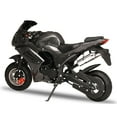 thumbnail image 5 of 49cc 4-Stroke Pocket Rocket Motorcycle,Mini Motorcycle,Gas Pocket Motorbike with Front Rear Disc Brakes,Racing Max Speed 25MPH,Dual Headlights, 5 of 13