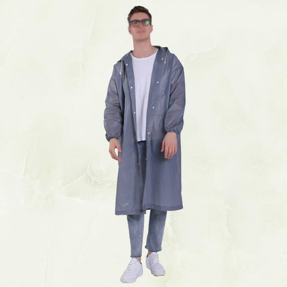 YSNOOWE 1Set Raincoat for Women with Hood EVA Waterproof for Outdoor Activities and Travel