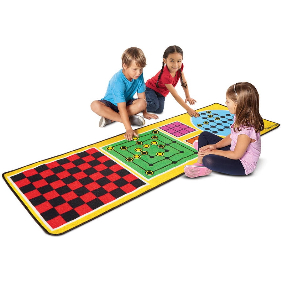 Melissa \u0026 Doug 4-in-1 Game Rug (78.5 x 