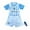 Argentina-Home, variant on Kids Soccer Jersey Boys Football Uniforms For Argentina Fan Child Shirt Short Sleeves Youths Outfits Blue White
