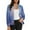Blue, variant on Bovemsi Women's Floral Bomber Jacket 2025 Causal Zip Up Coats Long Sleeve Stand Collar Fall Jackets Lightweight Outerwear Tops Light Jackets