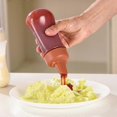 thumbnail image 4 of 3pcs Kitchen with dust cover squeeze sauce bottle salad dressing ketchup seasoning squeeze sauce bottle, 4 of 5