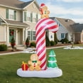 thumbnail image 3 of Zimtown 8.5FT Inflatables Candy Cane Outdoor Christmas Decorations for Holiday Lawn Garden Party, 3 of 10