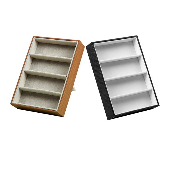 Wooden Jewelry watch Sunglass Show Tray Eyeglasses Eyewear Storage
