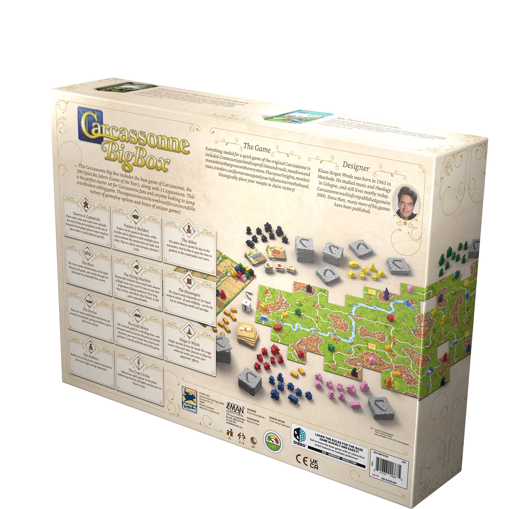 Carcassonne Big Box Family Strategy Board Game for Ages 7+, from Asmodee