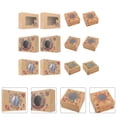 thumbnail image 3 of EeaseMX 12 cajas de embalaje para pasteles y postres con ventana de papel, ideal para panadería, cupcakes y Navidad., 3 of 7