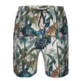thumbnail image 3 of Goofa Hawaiian Style Printed Mens Swim Trunks Summer Quick Dry Short Beach Swimwear Bathing Suits-, 3 of 9