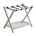 thumbnail image 3 of DOLITY Luggage Rack for Guest Room Suitcase Stand Multipurpose Shoe Rack for Travel White, 3 of 9