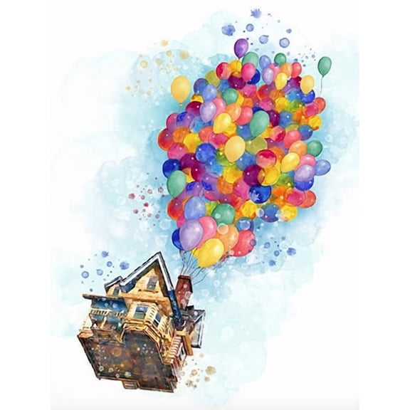 Up Diamond Painting Kits for Adults, 12x16 Inch Cartoon DIY Paint by Numbers for Adults Beginner