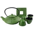 thumbnail image 1 of CUISILAND Théière en Fonte Libellule Verte 37oz avec 4 Tasses, 1 of 5