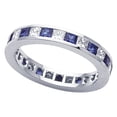thumbnail image 2 of Karina B� Genuine Sapphire Eternity Band, 2 of 9