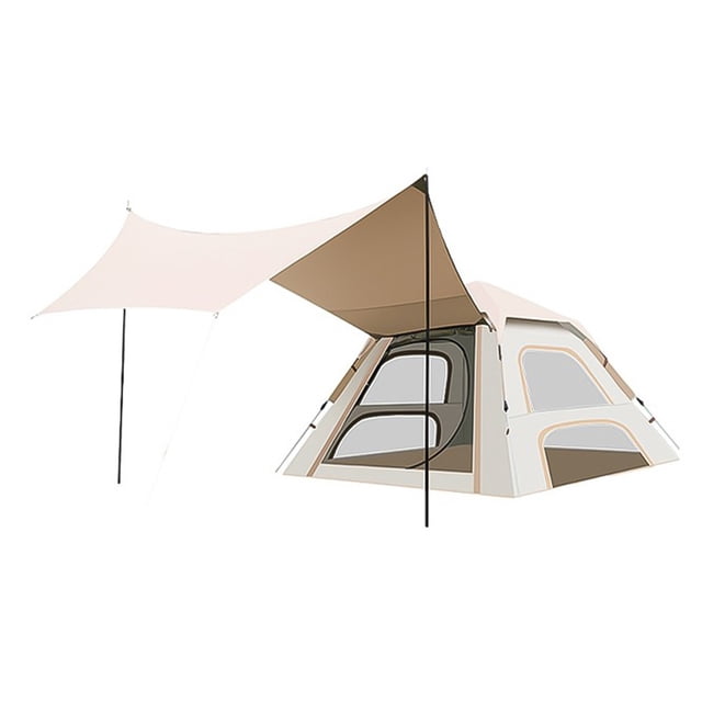 Tienda de campaña de viaje autónomo de gran espacio al aire libre, tienda de campaña automática de apertura rápida