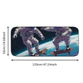 thumbnail image 5 of FANNA Astronauts Skateboards Space Non-Slip Durable Household Doormat Pet Mat 19.68x39.37in/19.68x47.24in 19.68*47.24 in, 5 of 6