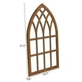thumbnail image 3 of Sintosin Farmhouse Window Frames for Wall Decor Living Room 20" x 32", Hanging Distressed Rustic Arched Wood Window Frame Bedroom Wall Decor Above Bed, 3 of 8